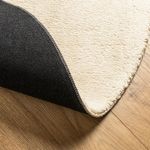 Casa si Gradina - Textile si covoare - Covoare - Covoare casa - Covor HUARTE, fir scurt, moale si lavabil, crem, Ø 200 cm - Infinity.ro