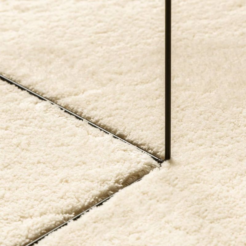 Casa si Gradina - Textile si covoare - Covoare - Covoare casa - Covor HUARTE, fir scurt, moale si lavabil, crem, Ø 200 cm - Infinity.ro