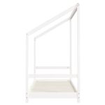 Casa si Gradina - Mobilier - Mobilier copii - Patuturi copii - Cadru de pat pentru copii, alb, 2x(80x200)cm, lemn masiv de pin - Infinity.ro