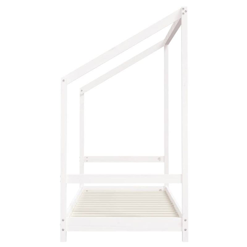 Casa si Gradina - Mobilier - Mobilier copii - Patuturi copii - Cadru de pat pentru copii, alb, 2x(80x200)cm, lemn masiv de pin - Infinity.ro