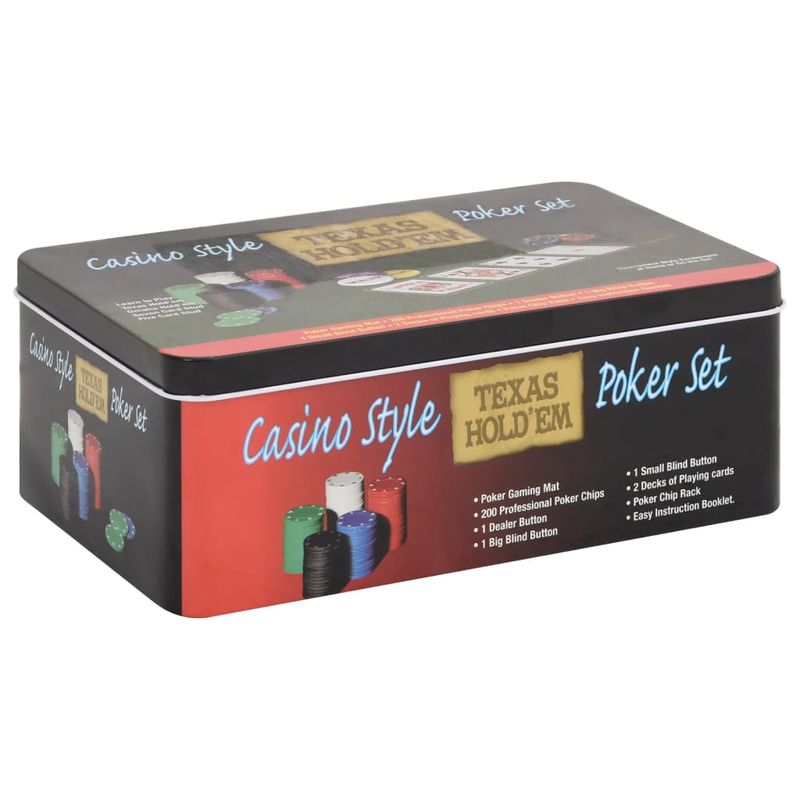 Jucarii, Copii si Bebe - Jucarii si jocuri - Jocuri si puzzle - Jocuri de societate - Set de jetoane de poker 200 buc. 4 g - Infinity.ro