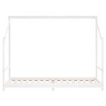 Casa si Gradina - Mobilier - Mobilier copii - Patuturi copii - Cadru de pat pentru copii, alb, 2x(80x200)cm, lemn masiv de pin - Infinity.ro