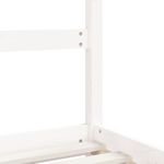 Casa si Gradina - Mobilier - Mobilier copii - Patuturi copii - Cadru de pat pentru copii, alb, 2x(80x200)cm, lemn masiv de pin - Infinity.ro
