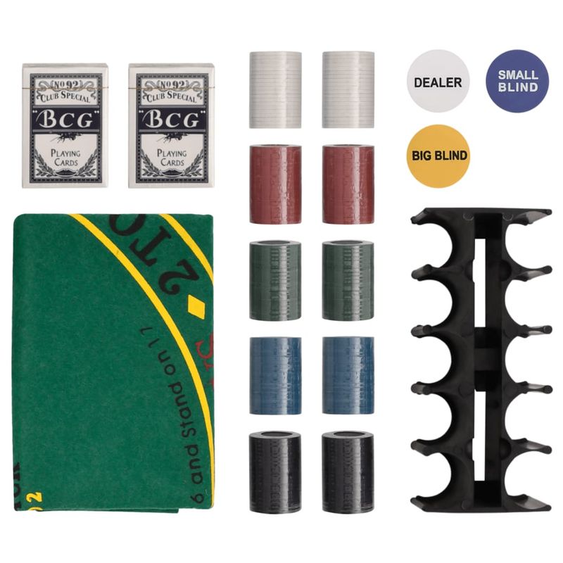 Jucarii, Copii si Bebe - Jucarii si jocuri - Jocuri si puzzle - Jocuri de societate - Set de jetoane de poker 200 buc. 4 g - Infinity.ro