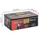 Jucarii, Copii si Bebe - Jucarii si jocuri - Jocuri si puzzle - Jocuri de societate - Set de jetoane de poker 200 buc. 4 g - Infinity.ro