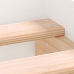 Casa si Gradina - Mobilier - Paturi si accesorii - Paturi - Cadru de pat mic single, alb, 75x190 cm, lemn prelucrat - Infinity.ro