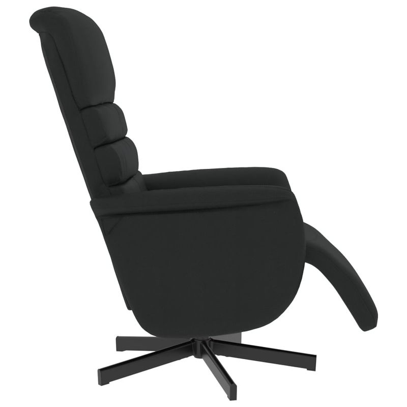 Casa si Gradina - Mobilier - Scaune si fotolii - Fotolii - Fotoliu rabatabil cu suport de picioare, negru, piele ecologica - Infinity.ro