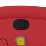 Ingrijire personala si Cosmetice - Sanatate si wellness - Articole wellness - Fotolii de masaj - Fotoliu de masaj rabatabil, rosu, piele ecologica - Infinity.ro