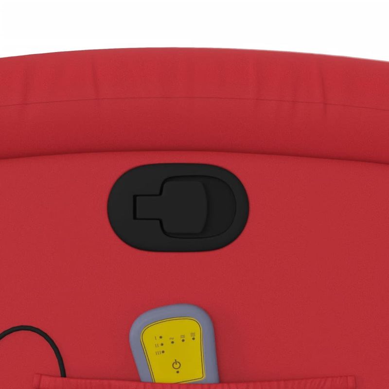 Ingrijire personala si Cosmetice - Sanatate si wellness - Articole wellness - Fotolii de masaj - Fotoliu de masaj rabatabil, rosu, piele ecologica - Infinity.ro