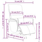 Casa si Gradina - Mobilier - Scaune si fotolii - Fotolii - Fotoliu rabatabil cu suport de picioare, negru, piele ecologica - Infinity.ro