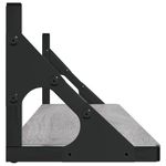 Casa si Gradina - Mobilier - Biblioteci si rafturi - Rafturi - Rafturi de perete, 2 buc., gri sonoma, 80x15x15,5 cm, lemn - Infinity.ro