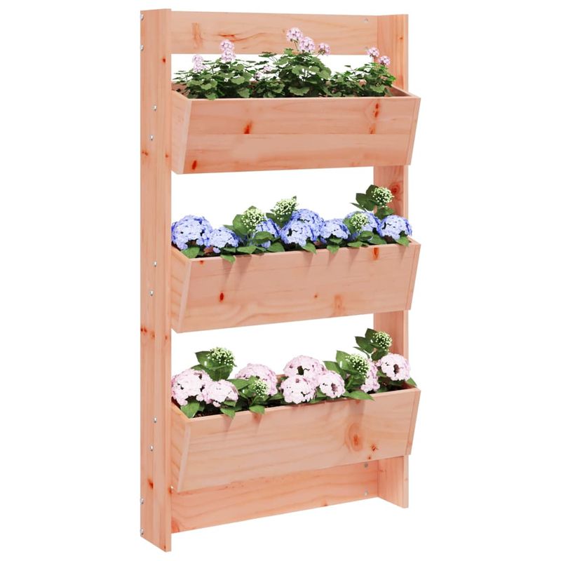 Casa si Gradina - Gradinarit si plante - Plante si ghivece - Ghivece si suporturi - Jardiniera de perete cu 3 niveluri 60x18,5x110 cm lemn douglas - Infinity.ro