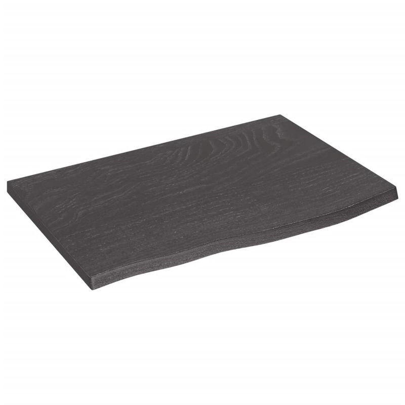 Casa si Gradina - Mobilier - Mobilier baie - Blaturi baie - Blat de baie, maro inchis, 60x40x2 cm, lemn masiv tratat - Infinity.ro