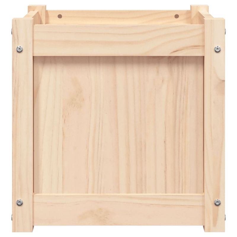 Casa si Gradina - Gradinarit si plante - Plante si ghivece - Ghivece si suporturi - Jardiniera de gradina, 40x40x40 cm, lemn masiv de pin - Infinity.ro