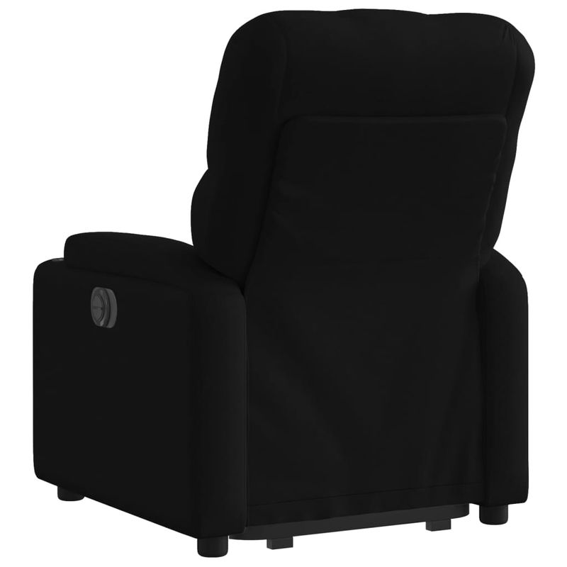 Casa si Gradina - Mobilier - Scaune si fotolii - Fotolii - Fotoliu electric rabatabil cu ridicare, negru, textil - Infinity.ro