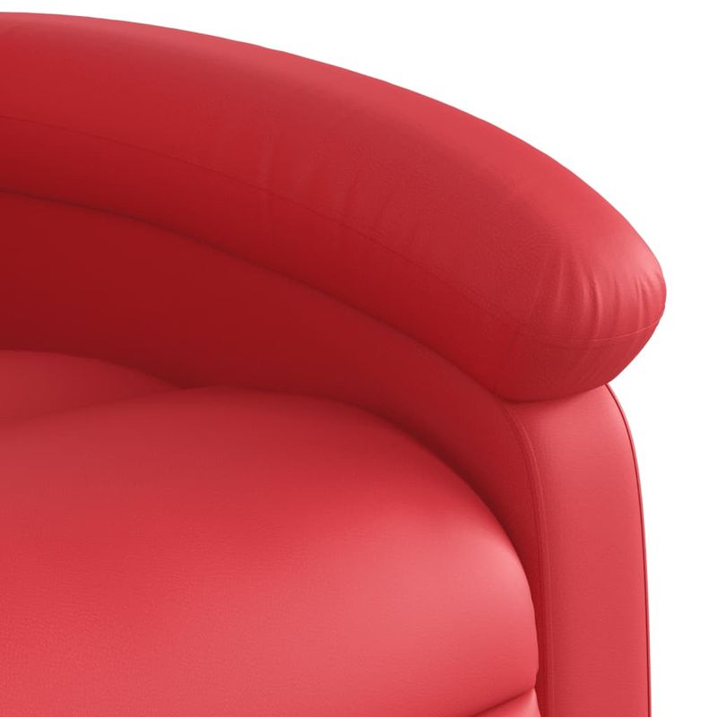 Casa si Gradina - Mobilier - Scaune si fotolii - Fotolii - Fotoliu rabatabil cu ridicare, rosu, piele ecologica - Infinity.ro