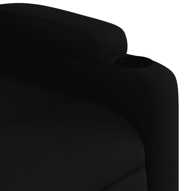 Casa si Gradina - Mobilier - Scaune si fotolii - Fotolii - Fotoliu electric rabatabil cu ridicare, negru, textil - Infinity.ro