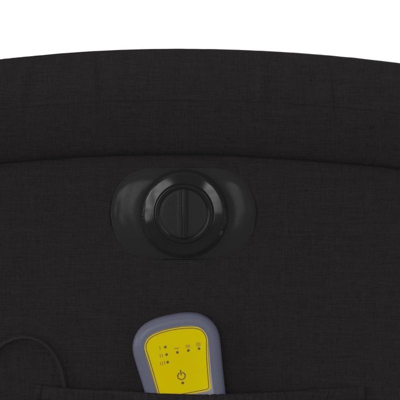 Ingrijire personala si Cosmetice - Sanatate si wellness - Articole wellness - Fotolii de masaj - Fotoliu electric de masaj rabatabil, negru, textil - Infinity.ro