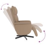 Ingrijire personala si Cosmetice - Sanatate si wellness - Articole wellness - Fotolii de masaj - Fotoliu de masaj rabatabil, cappuccino, piele ecologica - Infinity.ro