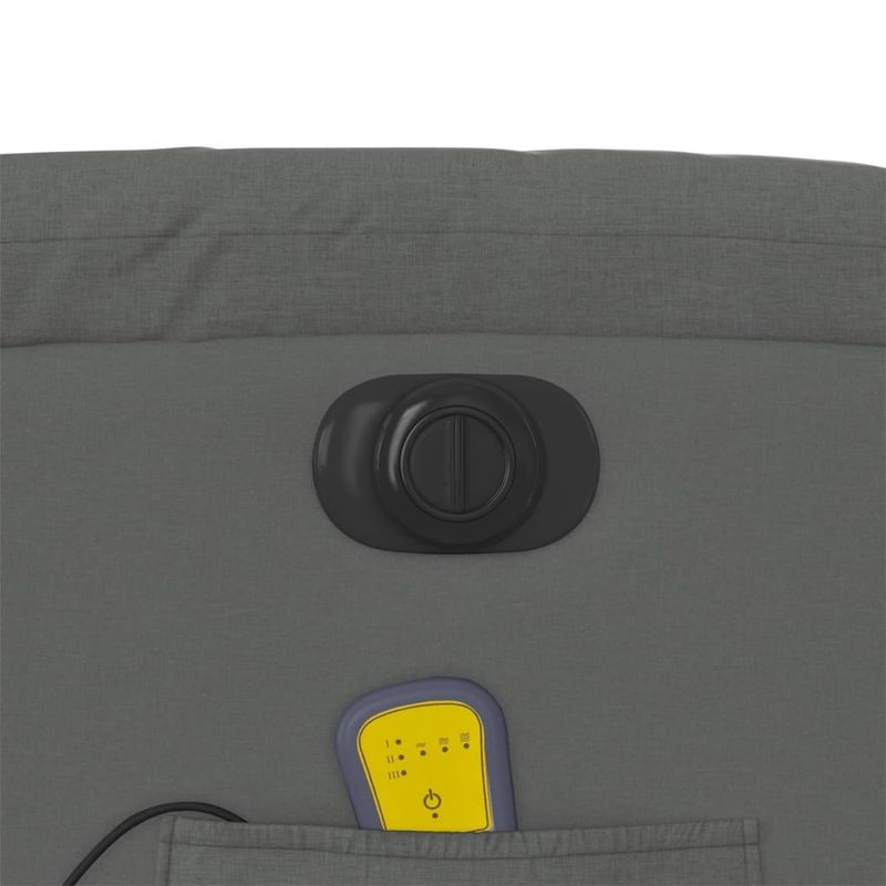 Ingrijire personala si Cosmetice - Sanatate si wellness - Articole wellness - Fotolii de masaj - Fotoliu electric masaj rabatabil cu ridicare, gri inchis textil - Infinity.ro