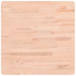 Casa si Gradina - Constructii - Lemn constructii - Placi lemn - Blat de masa patrat, 60x60x4 cm, lemn masiv de fag, maro deschis - Infinity.ro