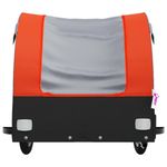 Sport si Outdoor - Ciclism - Accesorii pentru biciclete - Remorci biciclete - Remorca pentru biciclete, negru și portocaliu, 45 kg, fier, mărime 126x63x63 cm - Infinity.ro