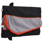Sport si Outdoor - Ciclism - Accesorii pentru biciclete - Remorci biciclete - Remorca pentru biciclete, negru și portocaliu, 45 kg, fier, mărime 126x63x63 cm - Infinity.ro