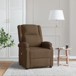 Ingrijire personala si Cosmetice - Sanatate si wellness - Articole wellness - Fotolii de masaj - Fotoliu de masaj, maro, material textil - Infinity.ro
