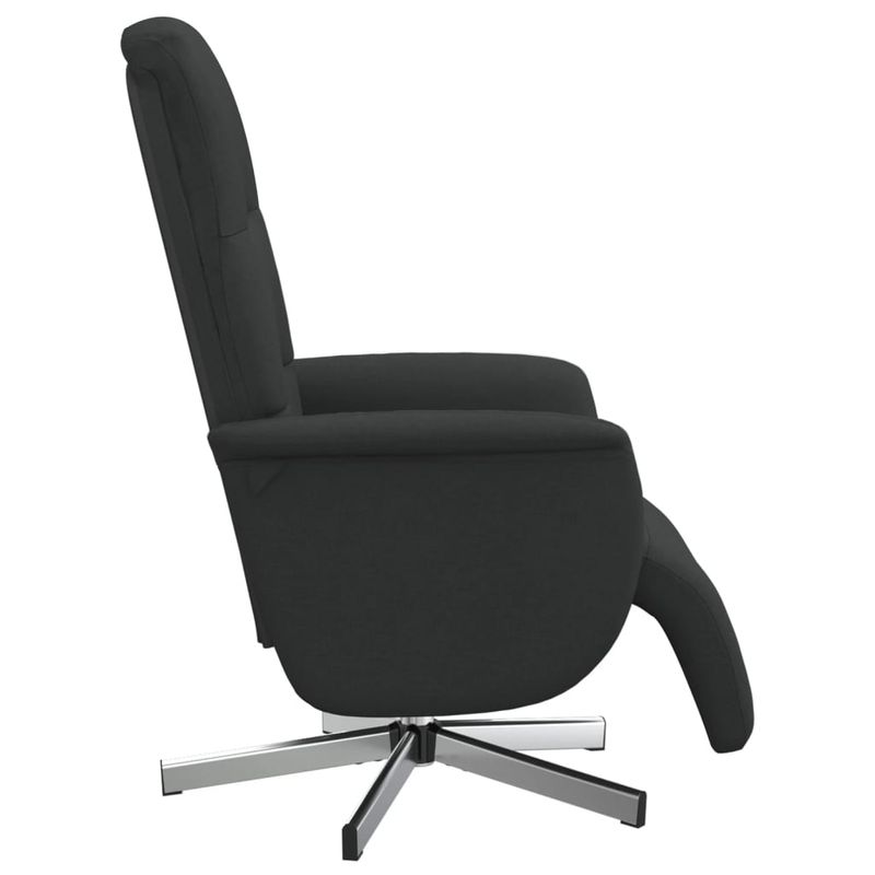 Casa si Gradina - Mobilier - Scaune si fotolii - Fotolii - Fotoliu rabatabil cu suport de picioare, negru, textil - Infinity.ro