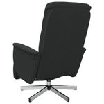 Casa si Gradina - Mobilier - Scaune si fotolii - Fotolii - Fotoliu rabatabil cu suport de picioare, negru, textil - Infinity.ro