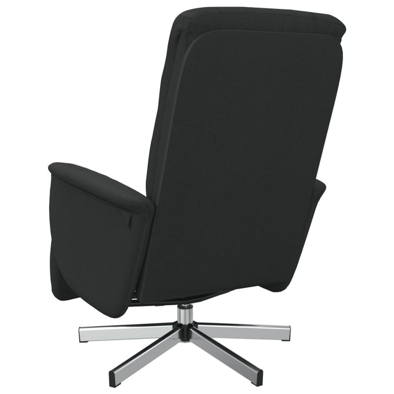 Casa si Gradina - Mobilier - Scaune si fotolii - Fotolii - Fotoliu rabatabil cu suport de picioare, negru, textil - Infinity.ro