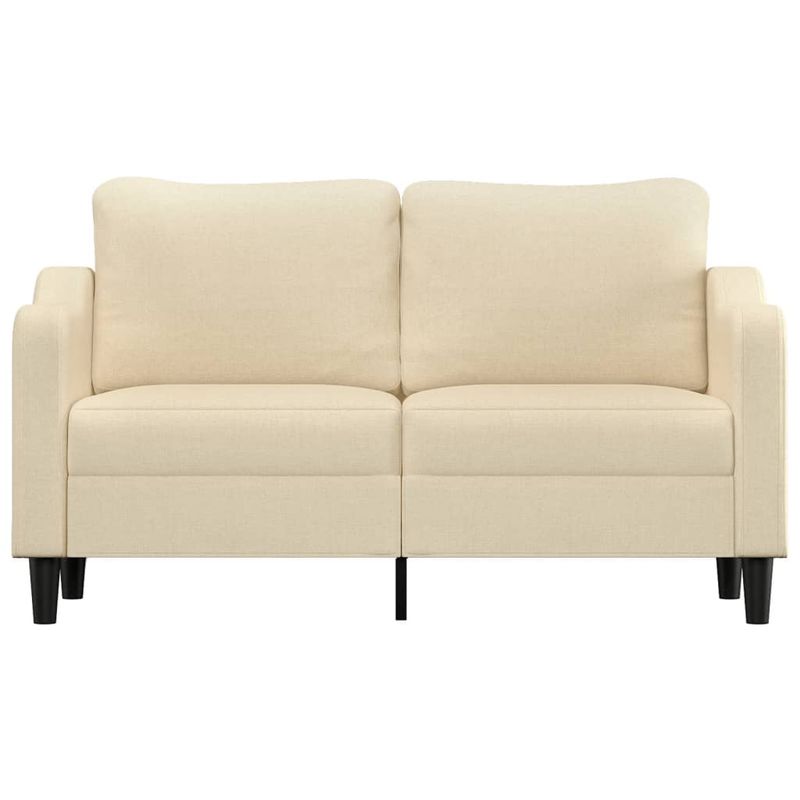 Casa si Gradina - Mobilier - Canapele si coltare - Canapele - Canapea cu 2 locuri, crem, 140 cm, material textil - Infinity.ro