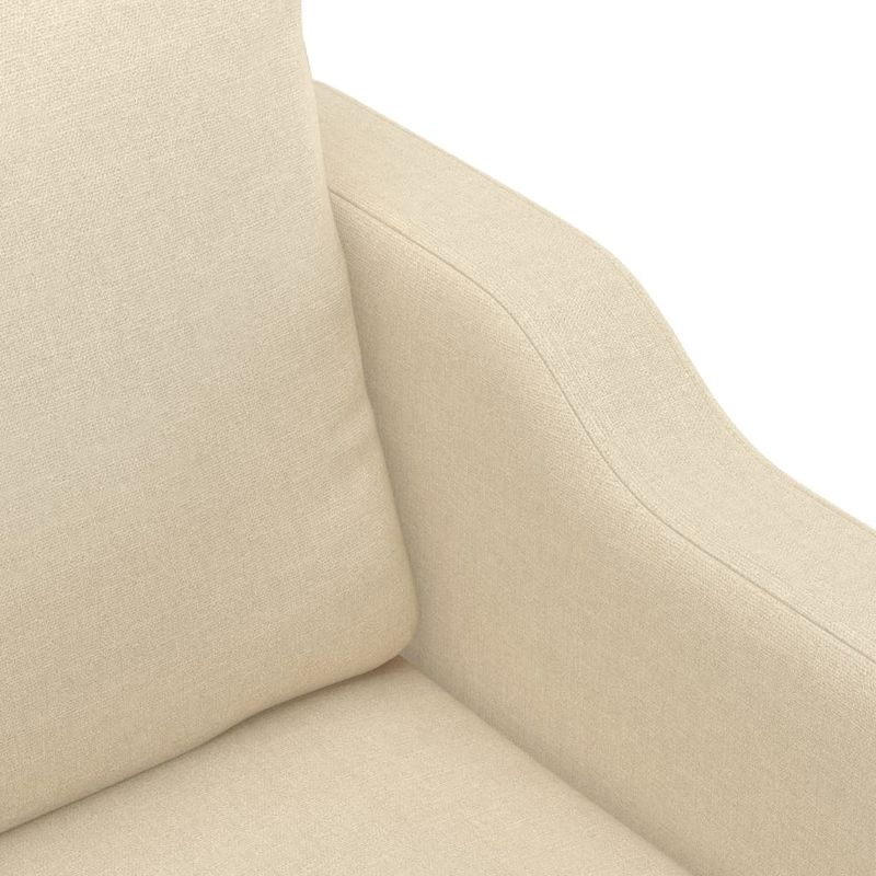Casa si Gradina - Mobilier - Canapele si coltare - Canapele - Canapea cu 2 locuri, crem, 140 cm, material textil - Infinity.ro