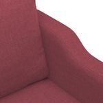 Casa si Gradina - Mobilier - Scaune si fotolii - Fotolii - Fotoliu canapea, rosu vin, 60 cm, material textil - Infinity.ro