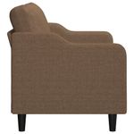 Casa si Gradina - Mobilier - Canapele si coltare - Canapele - Canapea cu 2 locuri, maro, 120 cm, material textil - Infinity.ro