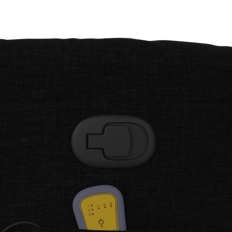 Ingrijire personala si Cosmetice - Sanatate si wellness - Articole wellness - Fotolii de masaj - Fotoliu de masaj rabatabil, negru, material textil - Infinity.ro