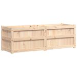 Casa si Gradina - Gradinarit si plante - Plante si ghivece - Ghivece si suporturi - Jardiniera de gradina, 150x50x50 cm, lemn masiv de pin - Infinity.ro