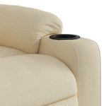 Ingrijire personala si Cosmetice - Sanatate si wellness - Articole wellness - Fotolii de masaj - Fotoliu rabatabil de masaj, crem, material textil - Infinity.ro