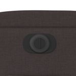 Casa si Gradina - Mobilier - Scaune si fotolii - Fotolii - Fotoliu electric rabatabil cu ridicare, maro inchis, textil - Infinity.ro