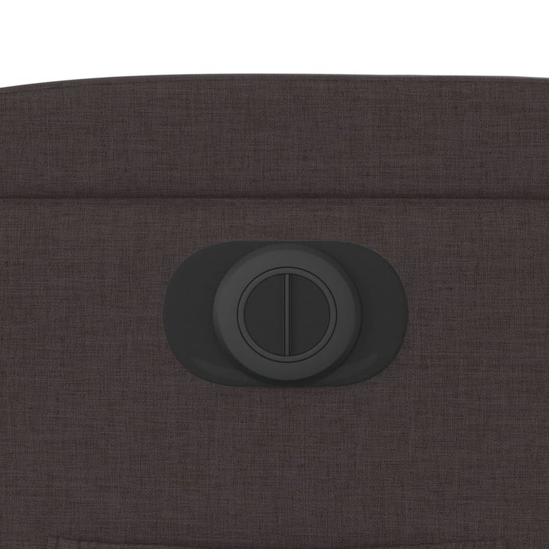 Casa si Gradina - Mobilier - Scaune si fotolii - Fotolii - Fotoliu electric rabatabil cu ridicare, maro inchis, textil - Infinity.ro