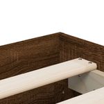 Casa si Gradina - Mobilier - Paturi si accesorii - Paturi - Cadru pat cu sertare stejar maro 120x190 cm lemn prelucrat - Infinity.ro