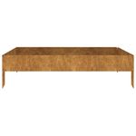 Casa si Gradina - Gradinarit si plante - Plante si ghivece - Ghivece si suporturi - Strat inaltat de gradina, 100x100x26 cm, otel corten - Infinity.ro