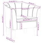 Casa si Gradina - Mobilier - Scaune si fotolii - Fotolii - Fotoliu tip cuva, maro, piele ecologica - Infinity.ro