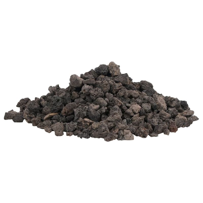 Casa si Gradina - Decoratiuni - Obiecte decorative - Accesorii decorative - Roci vulcanice, 25 kg, negru, 1-2 cm - Infinity.ro
