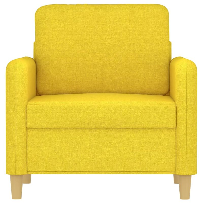 Casa si Gradina - Mobilier - Scaune si fotolii - Fotolii - Fotoliu canapea, galben deschis, 60 cm, tesatura - Infinity.ro