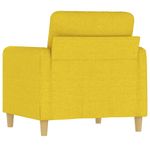 Casa si Gradina - Mobilier - Scaune si fotolii - Fotolii - Fotoliu canapea, galben deschis, 60 cm, tesatura - Infinity.ro