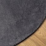 Casa si Gradina - Textile si covoare - Covoare - Covoare casa - Covor HUARTE, fir scurt, moale si lavabil, antracit, Ø 120 cm - Infinity.ro