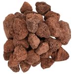 Casa si Gradina - Decoratiuni - Obiecte decorative - Accesorii decorative - Roci vulcanice, 10 kg, rosu, 3-5 cm - Infinity.ro