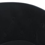 Casa si Gradina - Mobilier - Scaune si fotolii - Fotolii - Fotoliu tip cuva cu taburet, negru, catifea - Infinity.ro