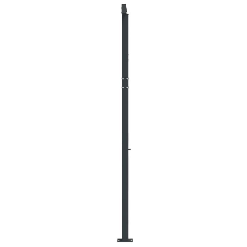 Casa si Gradina - Gradina si terasa - Umbrele si pavilioane - Umbrele - Set stalp pentru copertina, antracit, 600x245 cm, fier - Infinity.ro